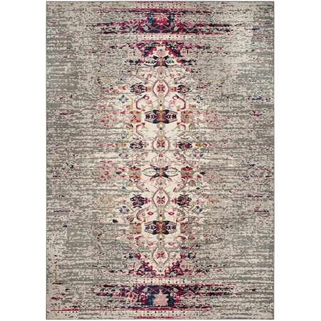 Safavieh Monaco Large Rectangle Area Rug, Grey and Ivory - 8 x 11 ft. MNC209T-8